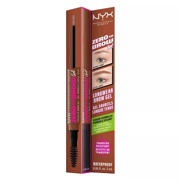 NYX Professional Makeup Zero to Brow Longwear Eyebrow Gel